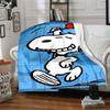 1pc Snoopys Happy Dance Flannel Blanket,Ultra Soft Warm Plush Throw for Home Bedroom Bed Sofa Cover Camping Picnic gift Y72434