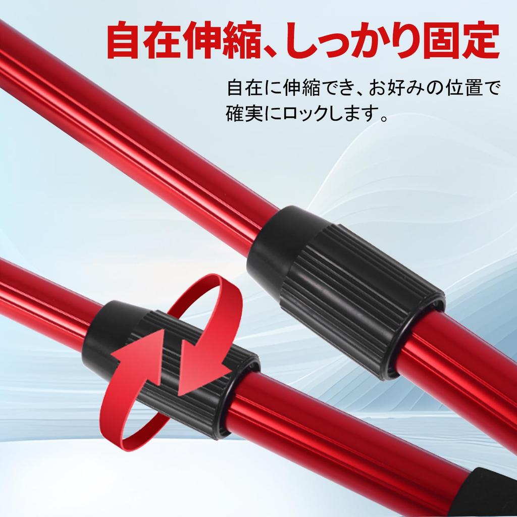 Tusamika Landing Up To Aluminum Portable for Freshwater and Saltwater Use Net, Two-Stage Telescopic, 100cm, Foldable, Rubber-Coated, Lightweight,