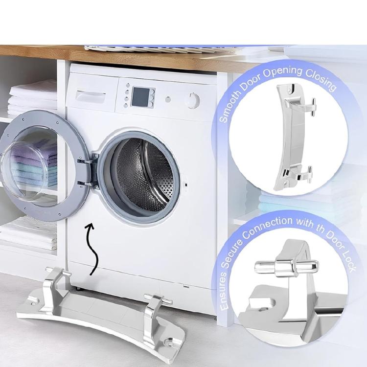 Heavy Duty Dryer Door Switches Hinge with Secure Lock System Anti Rust Metal Construction Suitable for Drying Machines