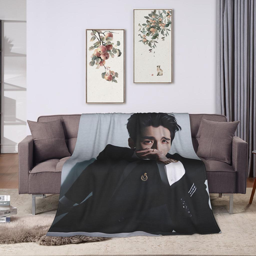 Zhang Linghe Flannel Blanket Soft Throw Blanket for Outdoor Travel Office Fashion Bedspread Sofa Bed Cover