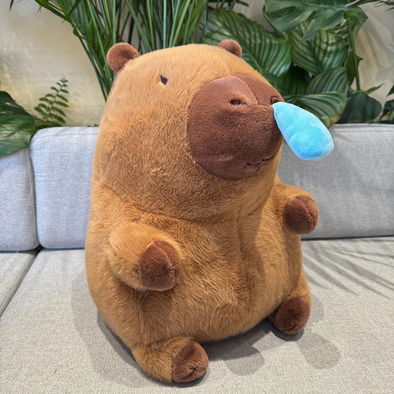 Kapibara Puppe Capybara Plüschtiere Kinder Jungen und Mädchen Rotznasenbär Puppen Hässlich Süße Puppe Geburtstagsgeschenk