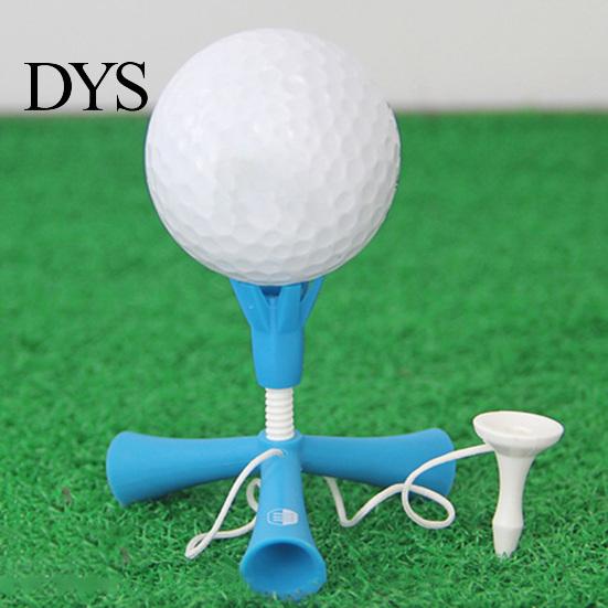 Triangle Golf Tee Portable Adjustable ABS Anti-flying Ball Holder Tripod for Training