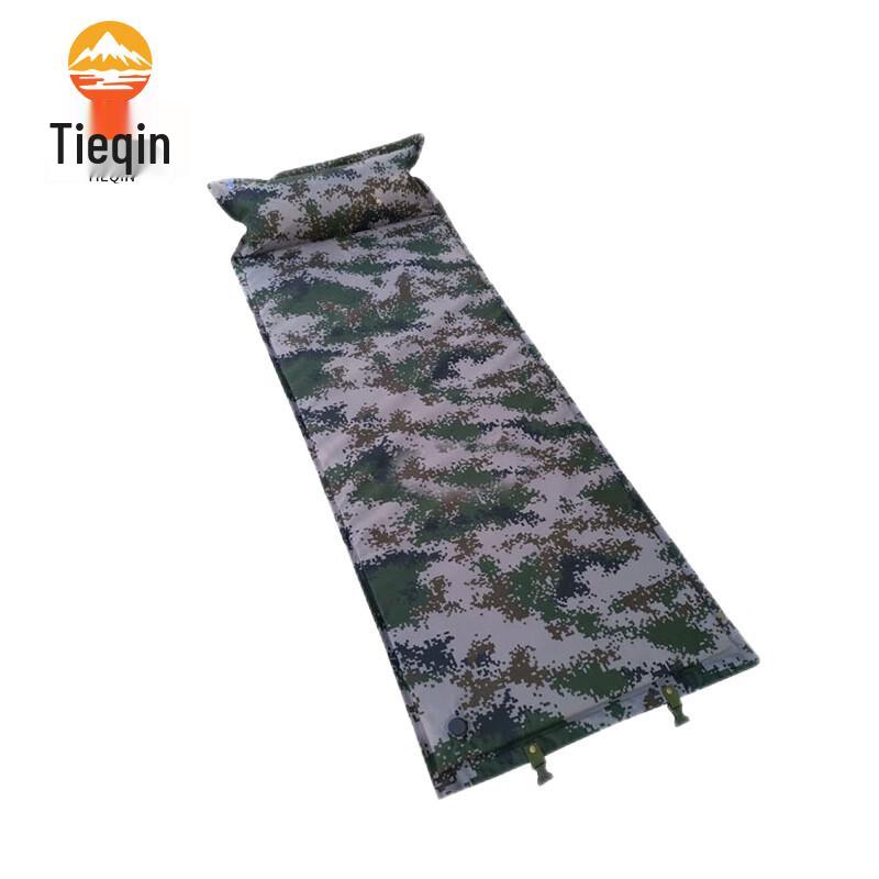 Tieqin Camouflage Self-Inflating Camping Mat with Pillow