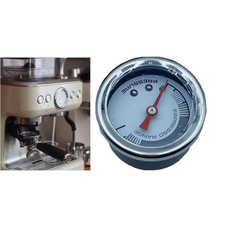 Manómetro Duradero para Cafetera Manómetro de Presión de Barra Rosca Interna Manómetro Generador de Vapor para Uso Doméstico y Comercial