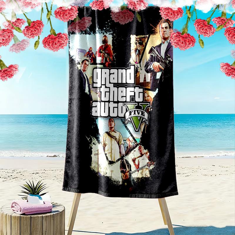 Dead Redemption II: Wild West Adventure beach towel Beach towel for vacation photos beach Absorbent bath towel seaside Outdoor pool towel
