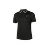 Nike Polo Shirts Men's Black Crew Neck Moderate Straight Fit CW6848-010