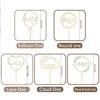 First Birthday Wood Cake Topper - One Sign 1st Cake Decorating Supplies, Suitable for Baby Shower Favors, Baby Gender Reveal