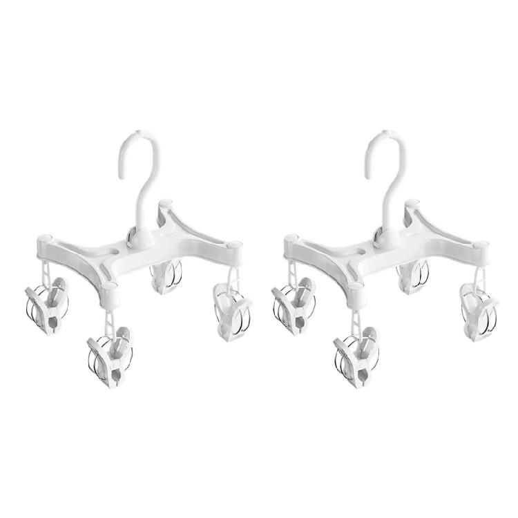 

Versatile Drying Hanger for Pants Skirts and More with Secure Clip H Frame Structure Design Rack for Clothing 1