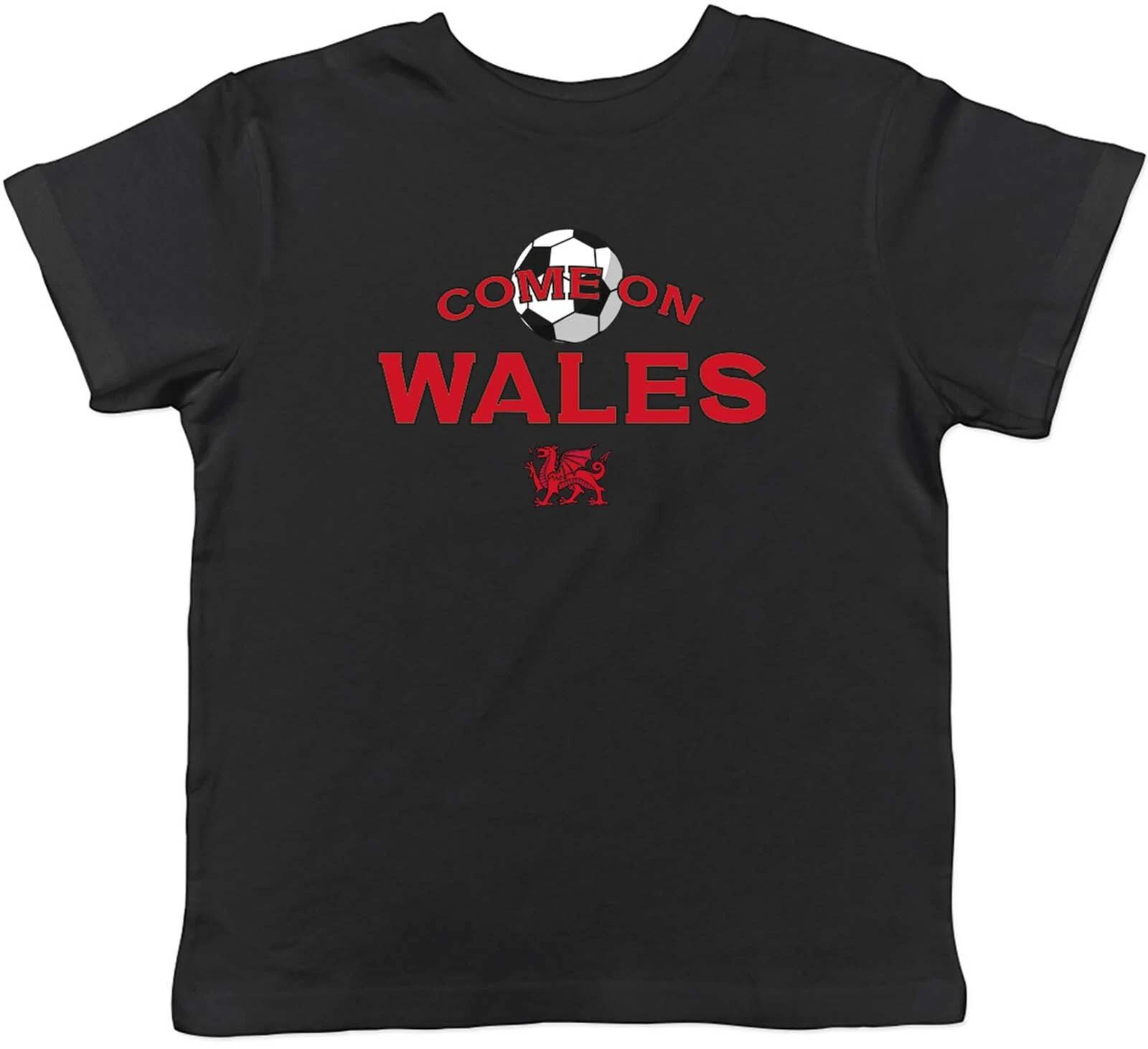 

Kids T Shirt Wales Football Come On Sports Childrens Boys Girls Gift 110