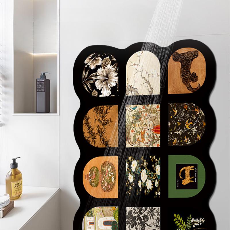 Bathroom Mat Soft Diatomaceous Earth Mat Water Absorbent Non-Slip Quick-Dry Thickened Customizable Soft Mat Water Absorbent Quick-Dry