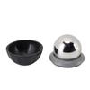 Cryosphere Ice Massage Roller Ball Stainless Steel Cold Hot Compress Deep Tissue Muscle Massager Ball Grey Black