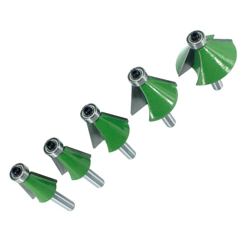 Punta del router per smusso con codolo 1pc 8mm 11.25 15 22.5 30 fresa da 45 gradi per macchine utensili per lavorazione del legno in legno