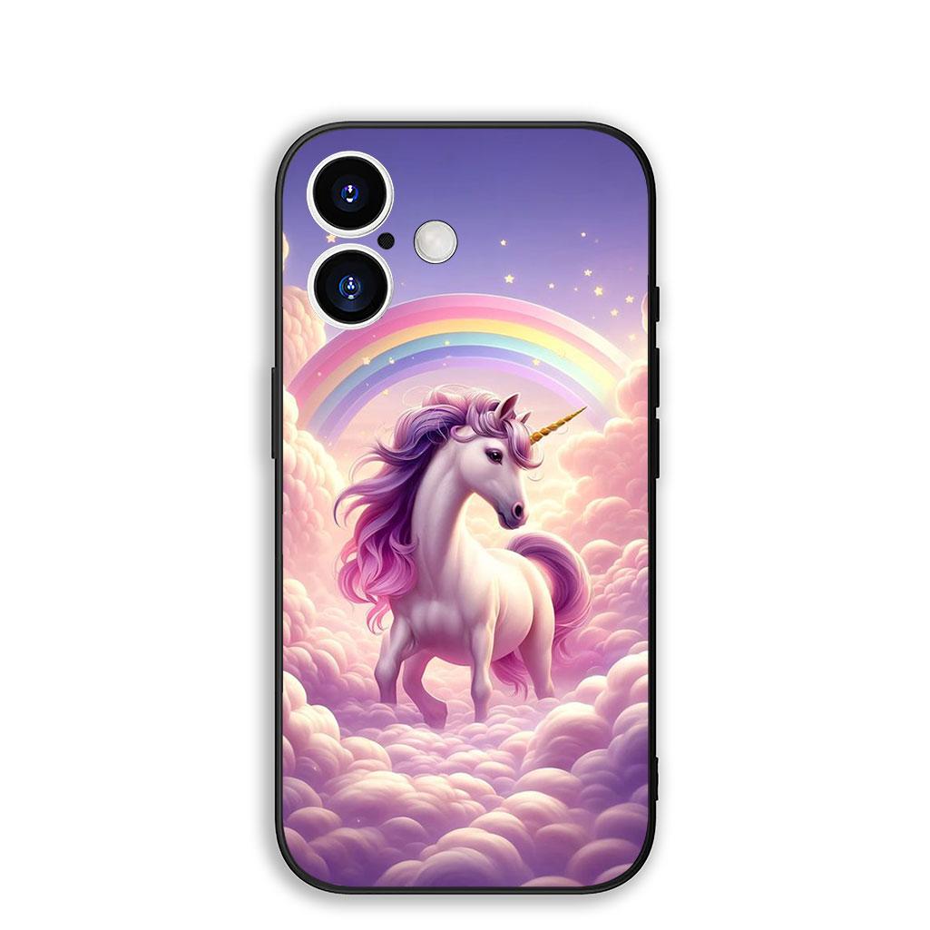 

Cover for Xiaomi Poco C85 C71 C65 C61 X7 X6 X5 M6 M8 F6 F7 F8 Ultra Pro C75 Protective Phone Case Unicorn Cartoon Horse Poco M6 4G
