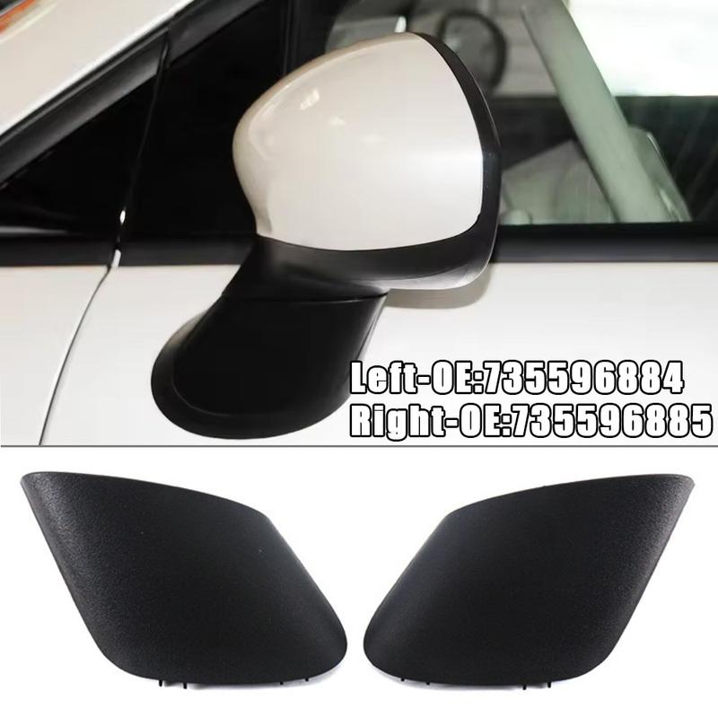 1pc Auto Accessories Car Left or Right Rear View Mirror Cover Side Door Rearview Decoration Cover For Fiat Grand Punto 735596884