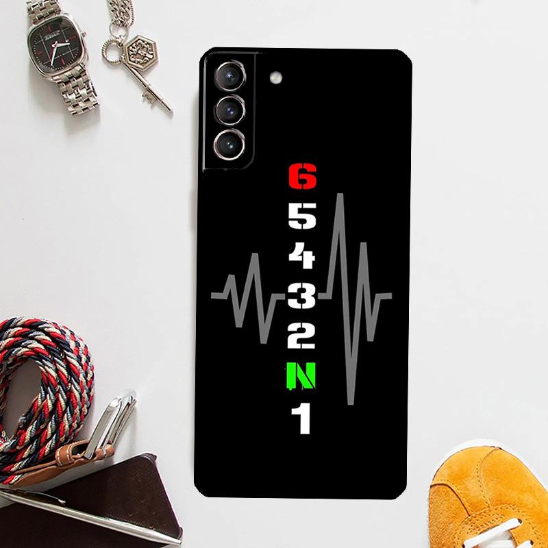 Motorcycle Gear Phone Case For Samsung Galaxy S24 Ultra S22 Plus S20 S21 S23 FE Note 20 10 S8 S9 S10 Cover