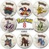 Pokemon Anime Gold Coin Game Commemorative Coin Pikachu Collection- Cute Decorative Piece