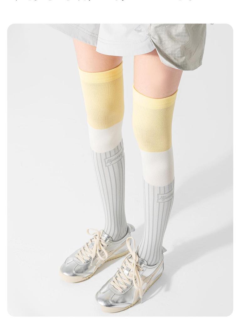 Women's Non-Slip Over-the-Knee Sports Socks for Tennis, Hiking, and Badminton