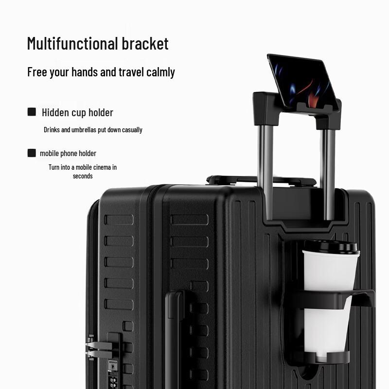 SPACEXPERT Side-Opening Business Travel Suitcase