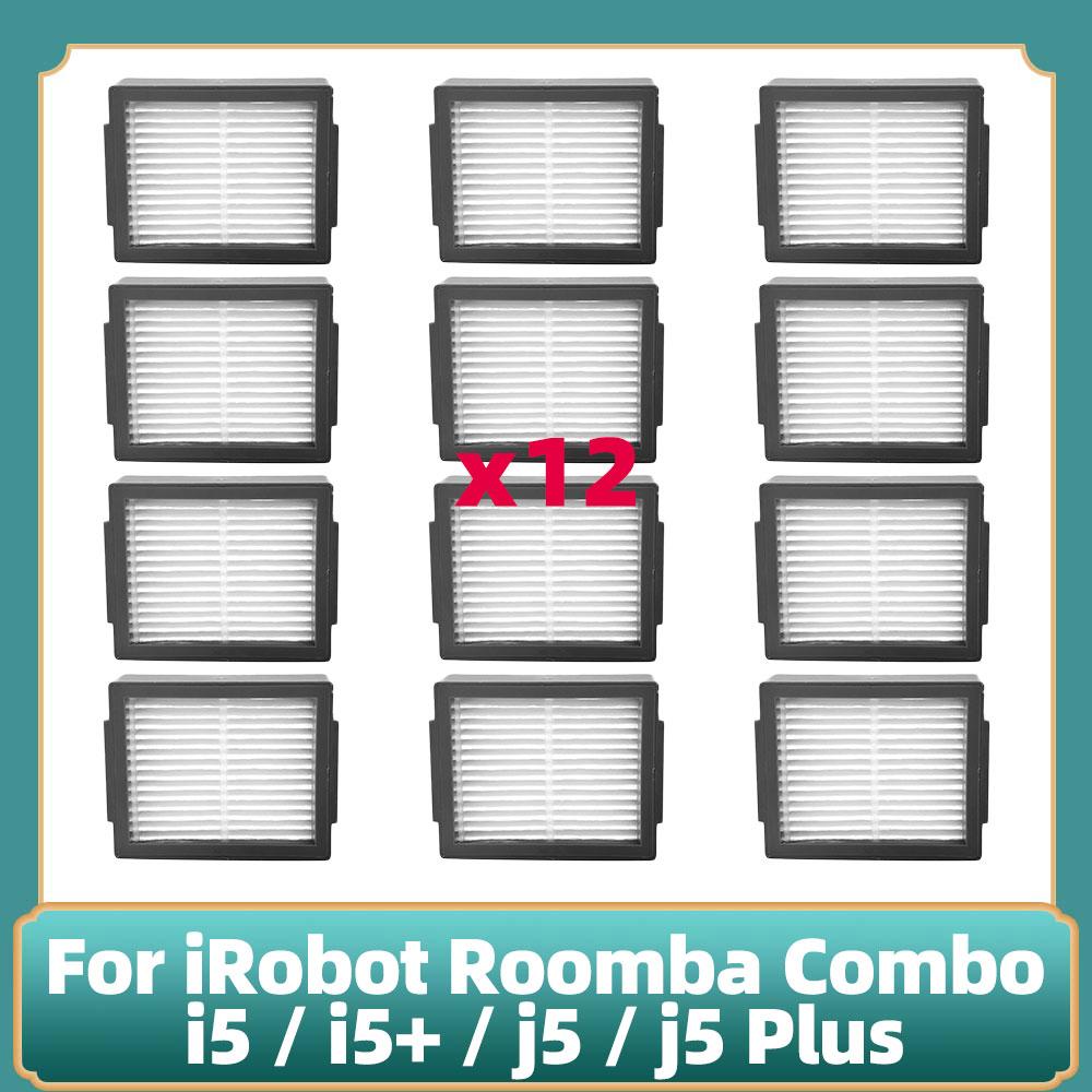 Kompatybilny Z Odkurzaczem Robotem iRobot Roomba Combo i5 / i5+ / j5 / j5 + Główne Szczotki Boczne Filtr Hepa Akcesoria Części