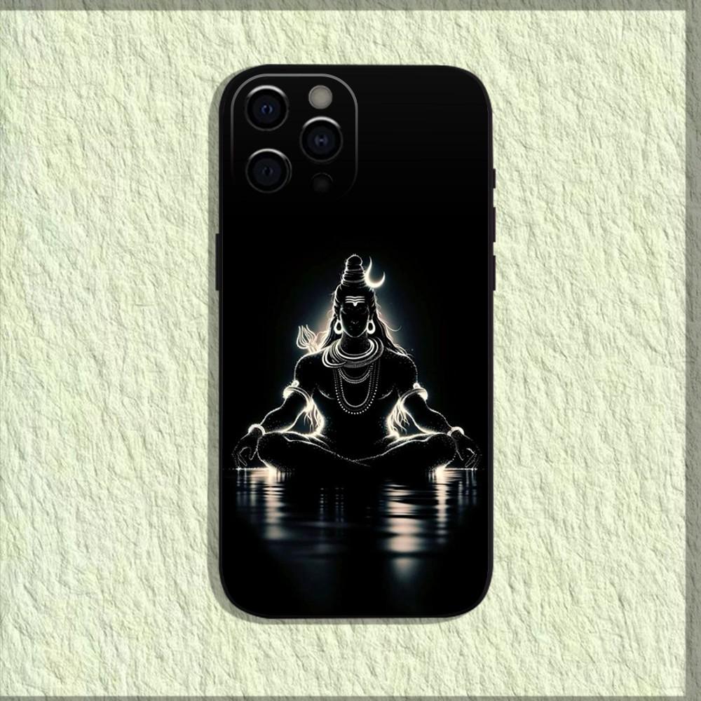 Lord Shiva Mahadev Of India Phone Case For iPhone 16,15,14,13,12,11,Pro,X,XS,Max,XR,Plus,Mini Soft Black Cover