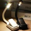 Mini Clip Book Light 3 Brightness Adjustable USB Rechargeable Reading Lamp Eyes Protection Convenien Room Dormitory Night Lights