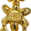Used Excellent Condition  CHANEL Coco Mark Flower Rhinestone Barrette Hair Clip Hairpin Hair Accessory Gold With Box