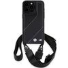 Bmw Bmhcp15L23Pscck Iphone 15 Pro 6.1 Czarny/Black Hardcase M Edition Carbon Stripe & Strap