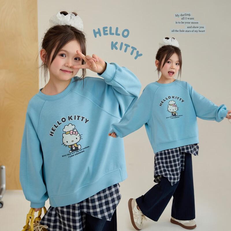Girls  Hello Kitty Viscose Blend Sweatshirt 100