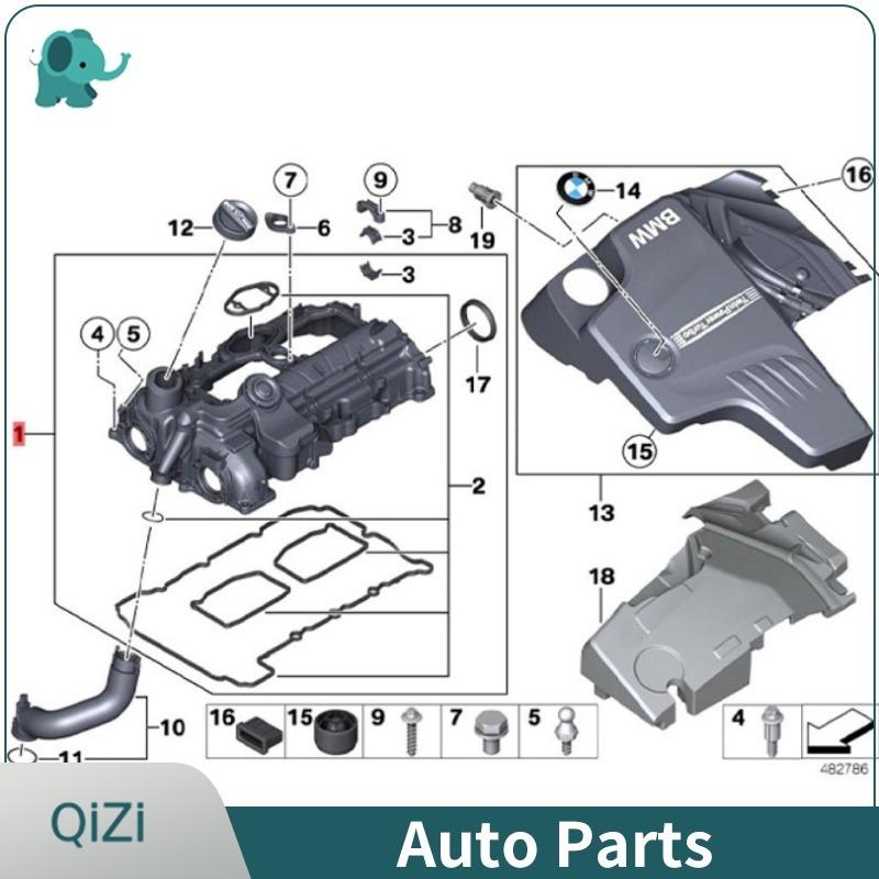 Good Price Engine Cylinder Cover N20 Aluminum 11127625477 11127588412 11127588418 Valve Cover for BMW N20 F20 F22 F30 F36 E84