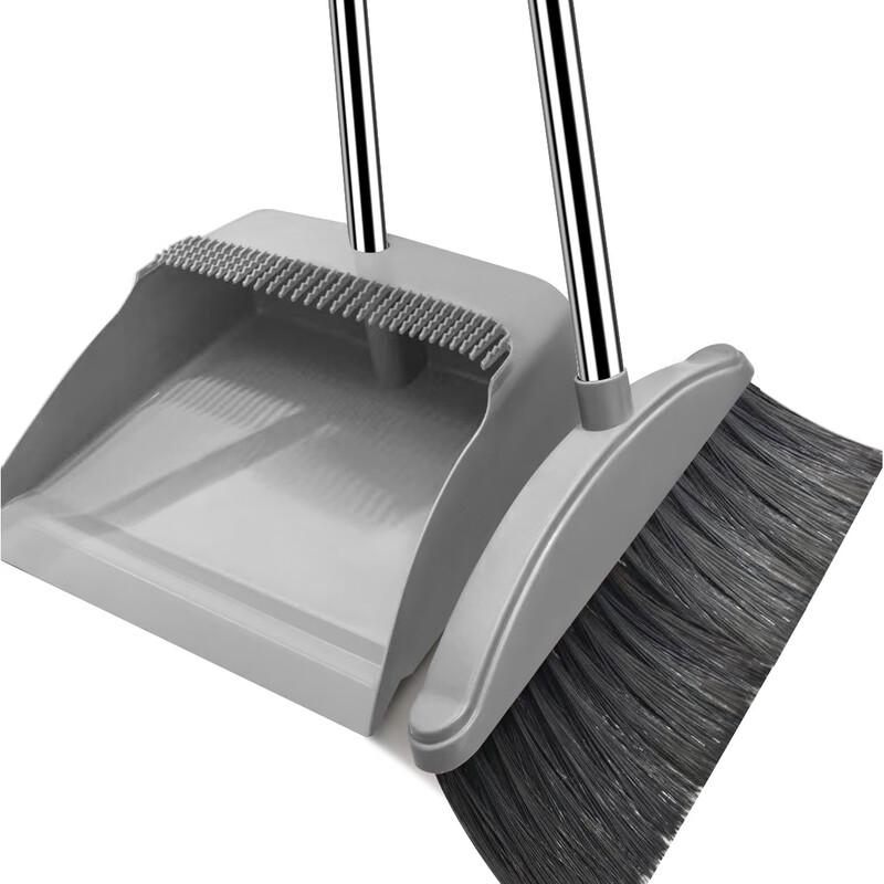 Thickened Soft Bristle Broom & Dustpan Set
