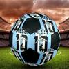 1PC Messi Modern Great Size 5 Soccer Ball PrahaIndoor Soccer Ball Colorful All Ages Machine Stitched PVC Competition Ready Durable High-Bounce