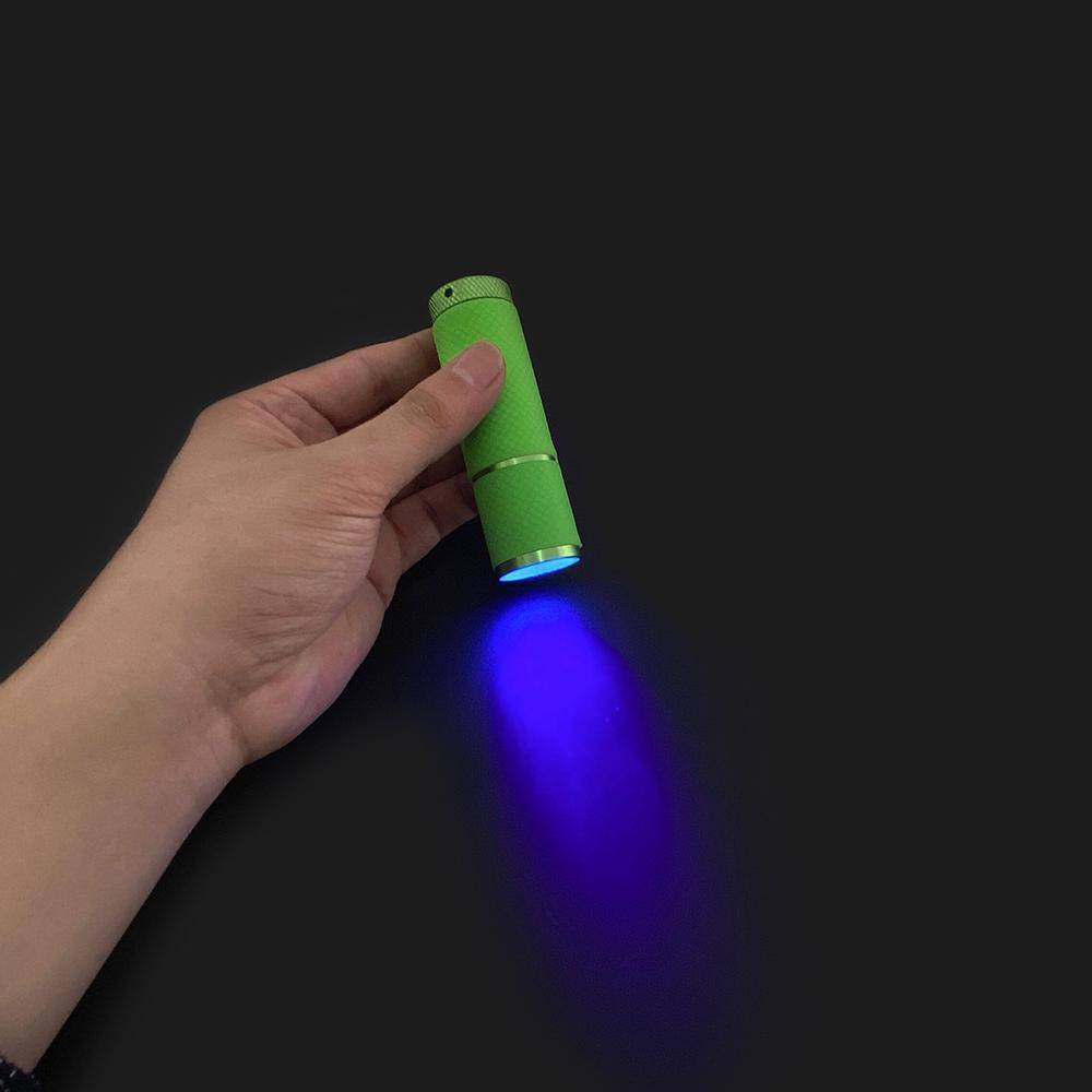4 Colors UV Flashlight 9 Led Ultra Violet Totth Light Lamp For Epoxy UV Resin Cure Adhesive Glue DIY Jewelry Equipments Tool