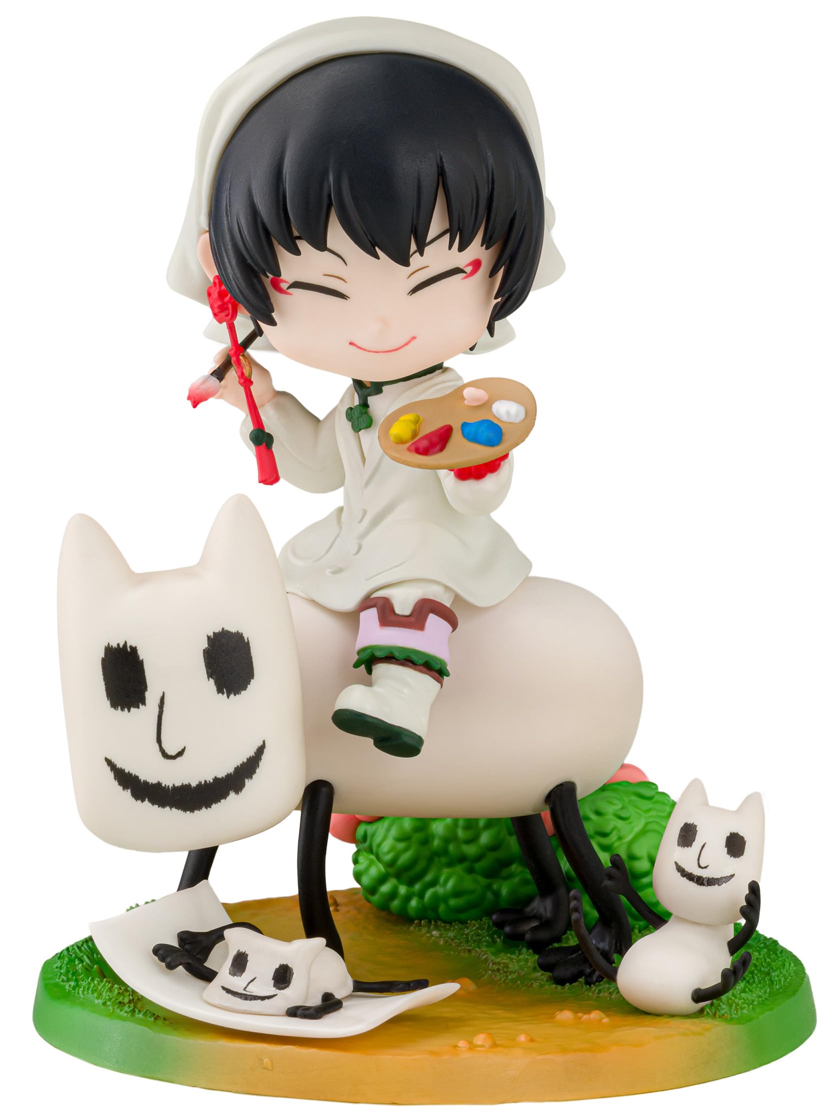 PROOF нет Манга Хаконива Общая высота примерно 120 мм ПВХ Полная фигурка «Hoozuki Reitetsu» «Ширатаку и Некококо» Немасштабная Предварительно окрашенная