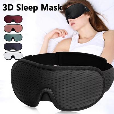 Breathable Sleeping Eye Shade Adjustable Strap Sleeping Aid Eyepatch Durable Eye Cover  Napping