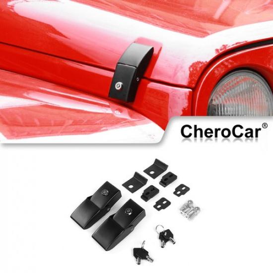

For JK Locking Hood Catch Latch Buckle Lock P Fit 2007-2017 Jeep Wrangler JK