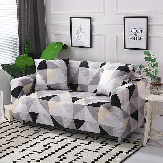 Elastic Sofa Cover For Living Room Non -Slip Stretch Couch Slipcover Couch Cover Sofa Cover Floral Universal Spandex Case for Home