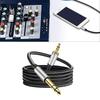 1/8 To 1/4 Stereos Cable 3.5mm TRS To 6.35mm Music Cable Guitar To Male Cord Nylon Braideds for Laptop Home Theater