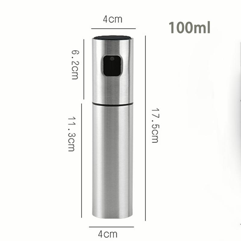 Ölsprühflasche aus Edelstahl, auslaufsicherer Pumpsprühtopf für Grill, Kochgeschirr und Küchengerät
