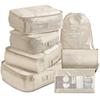 Travel Storage 7-Piece Set: Clothing Organizers for Suitcase