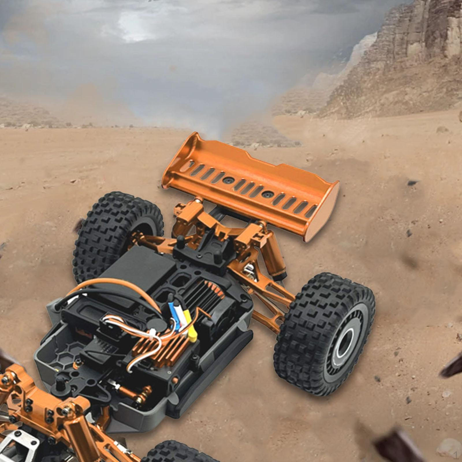 

Ефективний RC задній спойлер Wing DIY модифікований, алюмінієвий хвіст для автомобіля M162 163 Gold