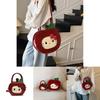 Adorable Sweet Hello Kitty Red Apple Design Mini Shoulder Bag For Daily Casual Use