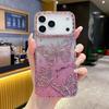 Para IPhone17 AIR Borboleta Tridimensional para Apple 16promax Capa de Celular 14/15 Capa Macia Glitter Gradiente
