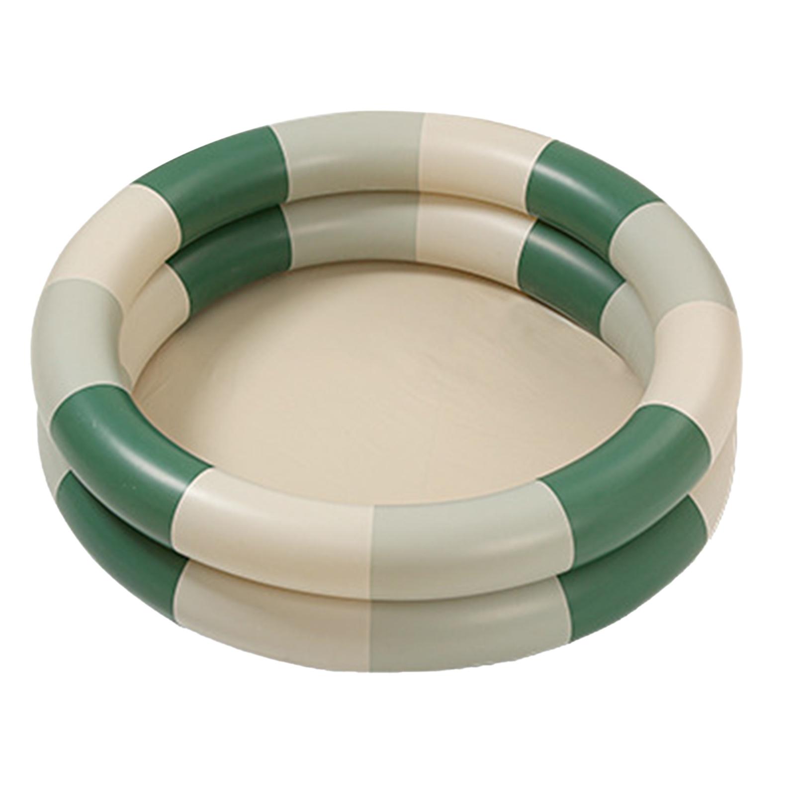 

Надувной бассейн для детей, ретро-бассейн, семейный, милый, стильный, утолщенный, водный бассейн, синий зелёный