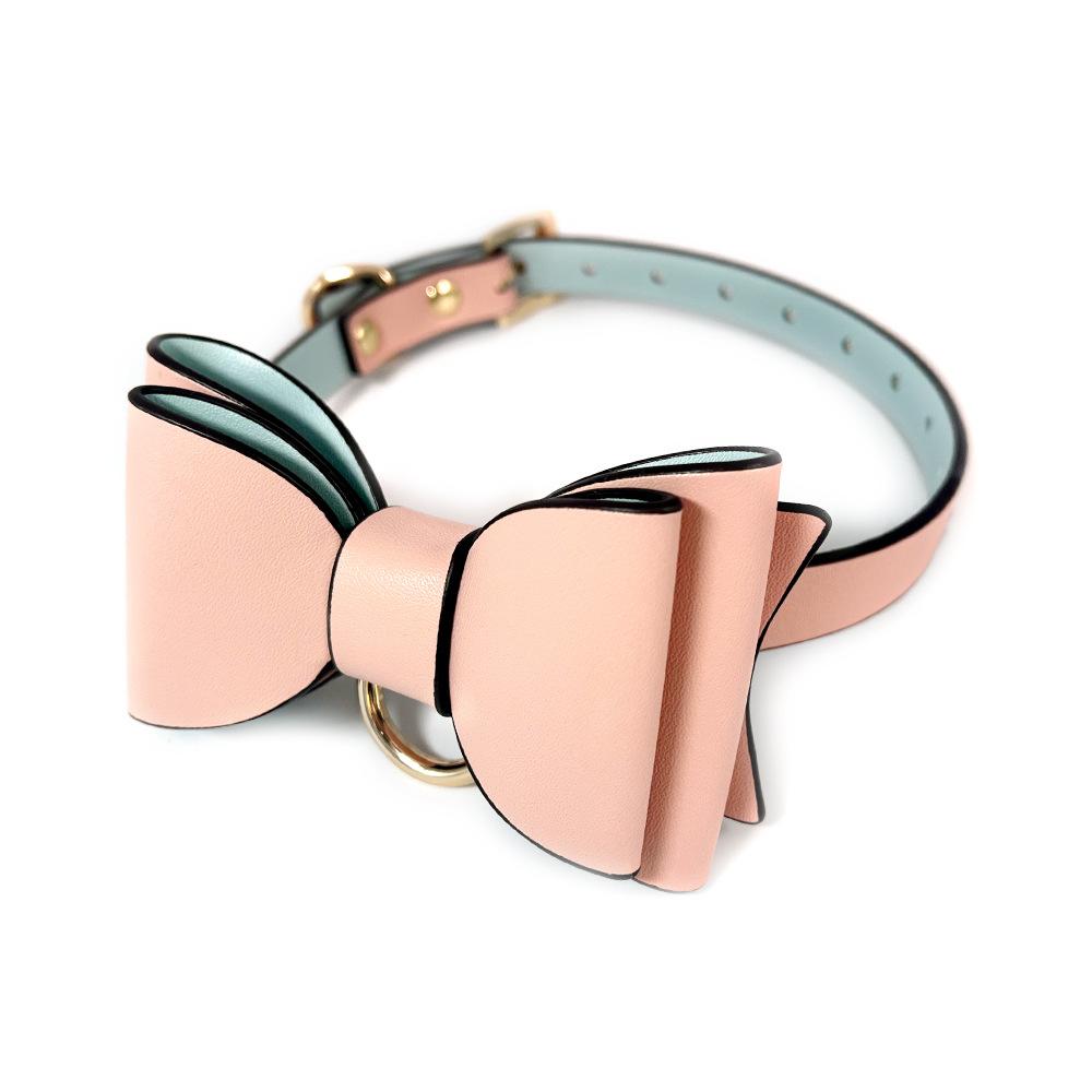 Bow Choker, Sweet Gothic PU Leather Neck Collar for Lolita & Maid Costume