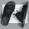 Fashion 2024 Classic Mens Sandals Summer Genuine Leather Sandals Men Outdoor Casual Lightweight Sandal Fashion Men Sandals