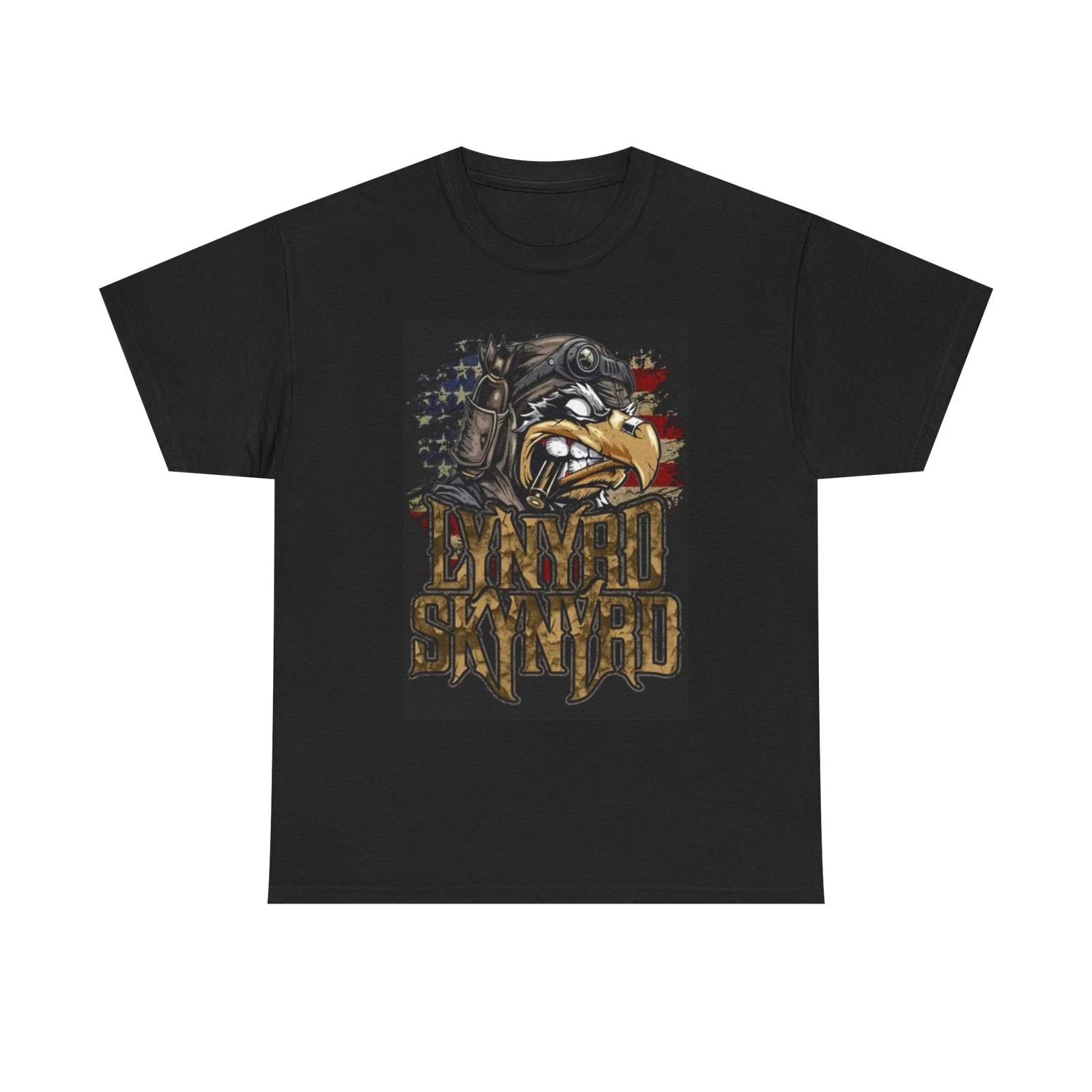 

lynyrd Skynyrd Graphic T Shirt Vintage Bald Eagle America Rock Unisex Retro S