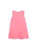 Girls' Floral Sleeveless Knit Cotton Princess Dress - European & American Style, Summer Collection.