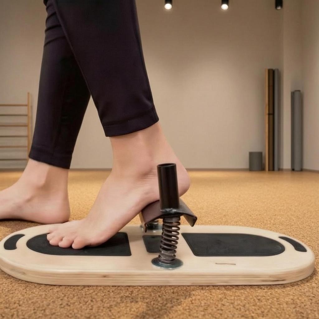Foot Training Board NonSlip Balance with Handle Stable Arch for Home Workouts, Office