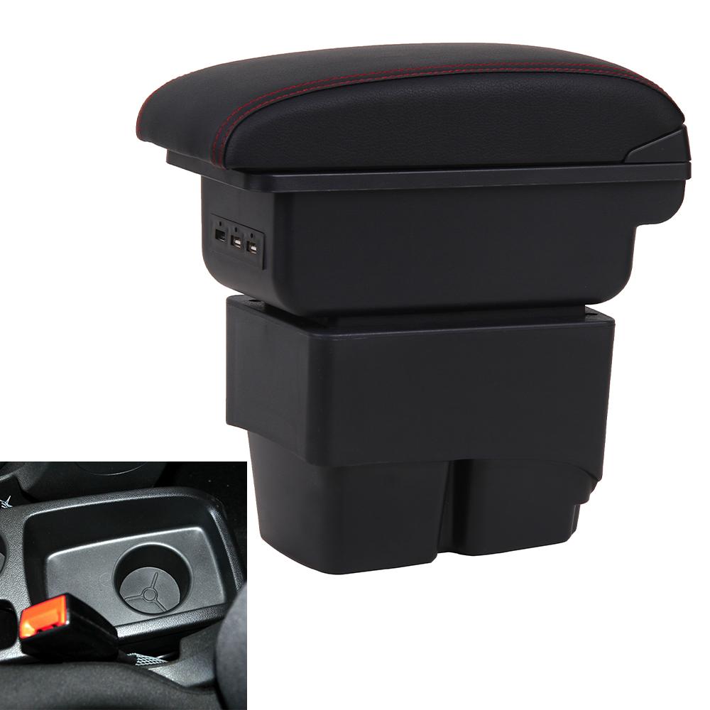 

For Ford Fiesta Car Armrest Box Interior Details Parts Special Retrofit Car Accessories Central Store Content Box