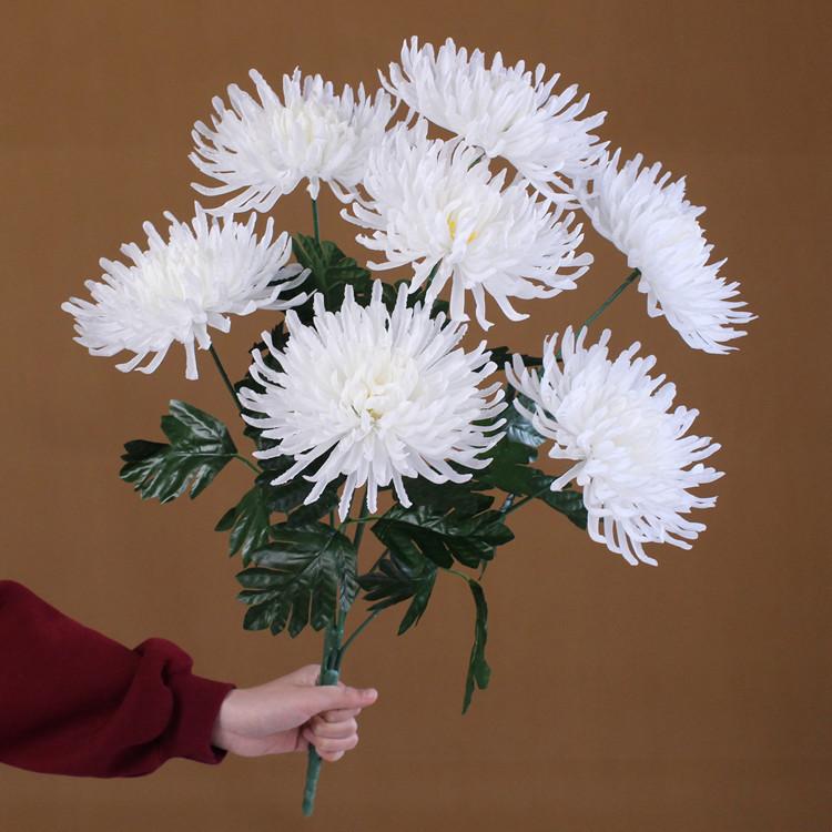 Immortal flower marigold, simulated flower, chrysanthemum sacrifice, 7 simulated marigold flowers, fake flowers, dragon claw chrysanthemums